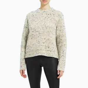 Theory Tweed Bouclé Mockneck Sweater